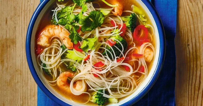 Hot and sour prawn broth Nigella says will ‘nourish your soul’ – recipe