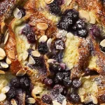 This ‘lightest ever’ sweet dessert blueberry pudding breakfast is ultimate morning treat