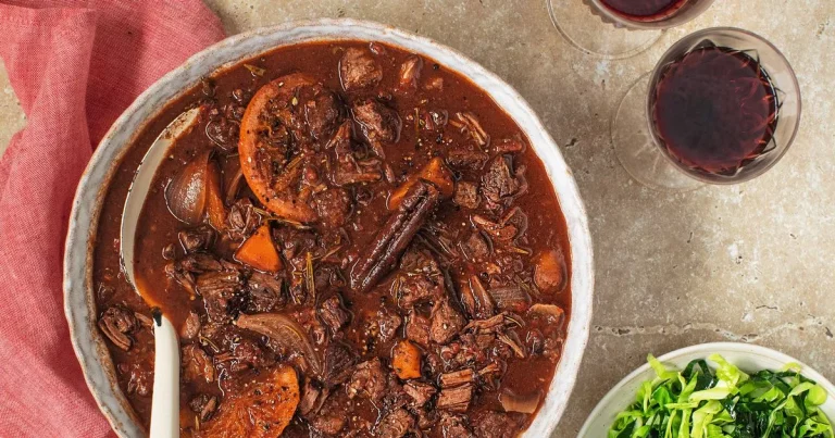 Effortless slow cooker ‘melt-in-the-mouth’ mulled wine beef brisket – recipe
