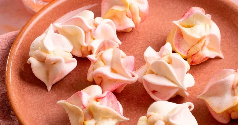 ‘Light and airy’ raspberry ripple meringue kisses – recipe