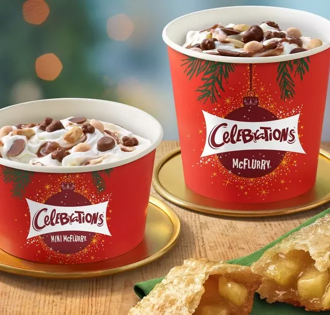 McDonald’s Christmas menu includes a double Big Mac and Celebrations McFlurry