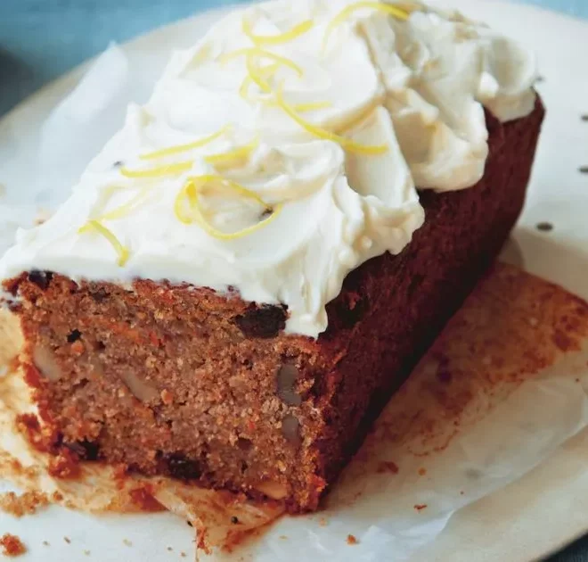 ‘Packed with goodness’ carrot cake with an epic lemon butter frosting – recipe