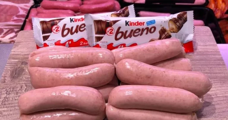 Kinder Bueno pork sausages are now a thing – a dream come true for chocoholics