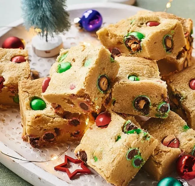 Christmas blondies ‘perfect for any festive party’ – recipe