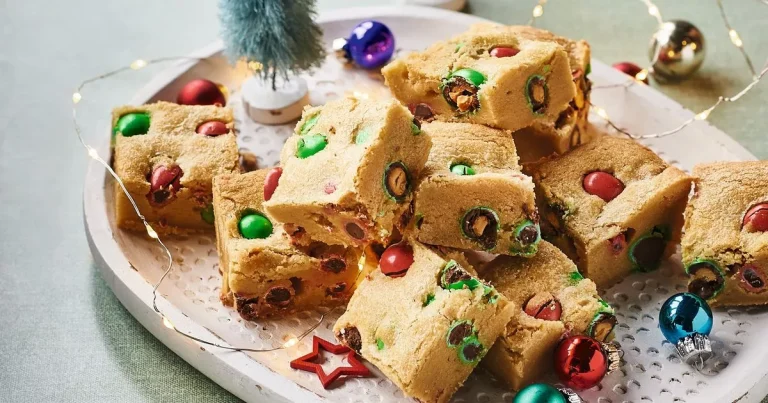 Christmas blondies ‘perfect for any festive party’ – recipe