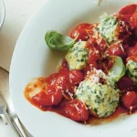 Cheesy dumplings perfect served with ‘best ever’ tomato sauce – recipe