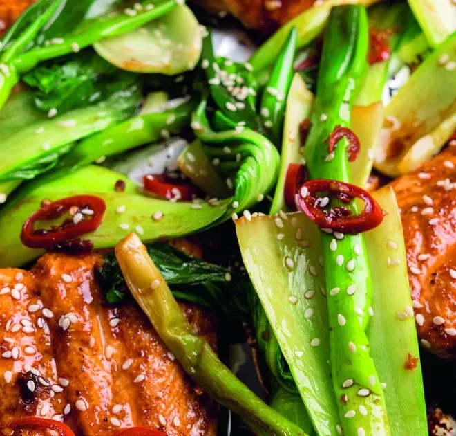 Six simple steps to your ‘best ever’ Asian-inspired glazed salmon in under 10 minutes – recipe