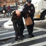 Although a police officer stopped traffic for her, I didnt start crying for that reason
